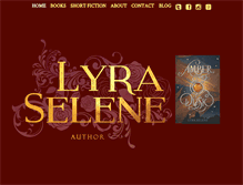 Tablet Screenshot of lyraselene.com